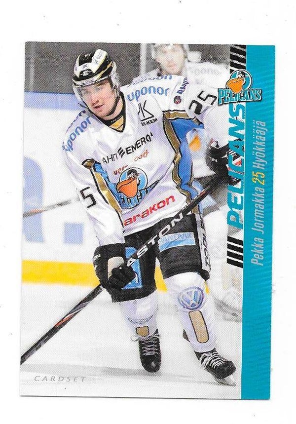 2012-13 Finnish Cardset #119 Pekka Jormakka Pelicans , Grizzlys Wolfsburg