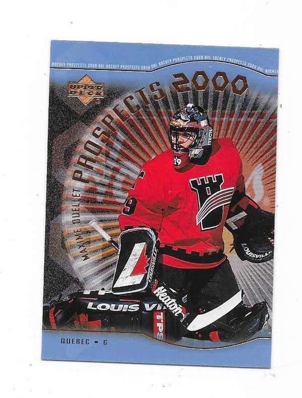 1999-00 Upper Deck Prospects #311 Maxime Oullet , Quebec Remparts RC