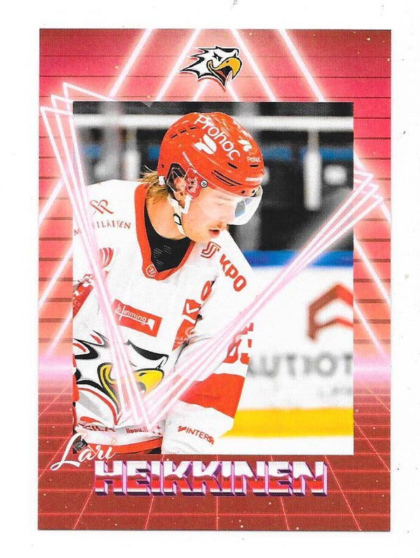2024-25 Finnish Vaasan Sport Teamissued Ice hockey card #63 Lari Heikkinen