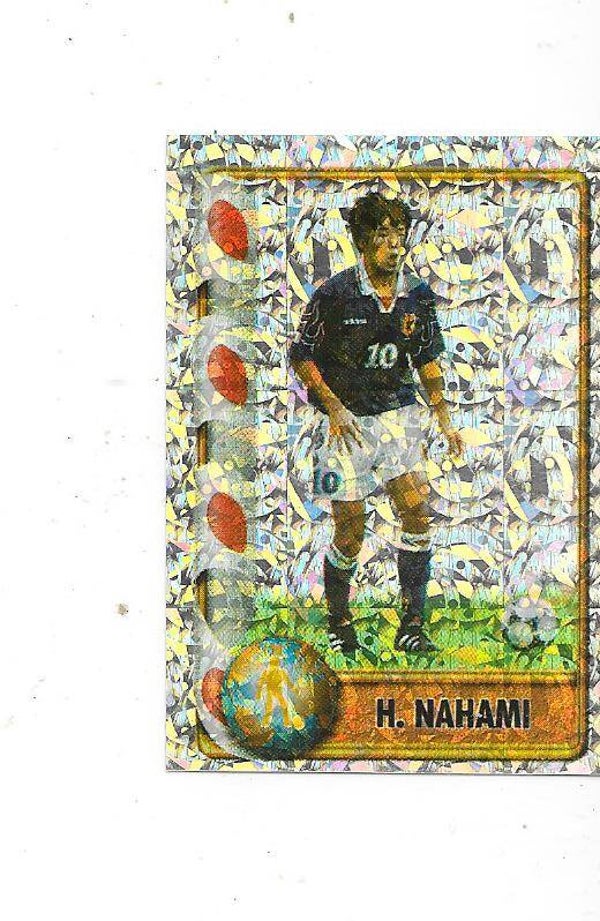 1998 Navarrete FIFA WC France 98 Sticker FOIL #353 Hiroshi Nanami , Japan