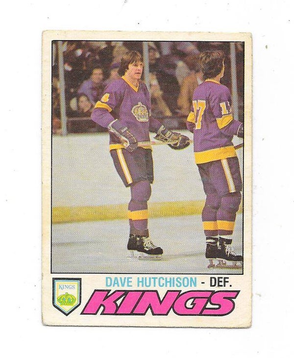 1977-78 OPC #380 Dave Hutchinson , Los Angeles Kings