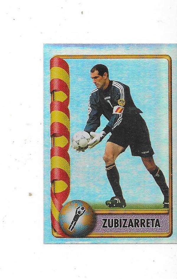 1998 Navarrete FIFA France 98 World Cup Sticker FOIL #253 Andoni Zubizarreta , Spain