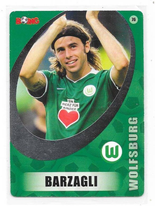 2008-09 Finnish Boing #76 Andrea Barzagli  VfL Wolfsburg , Italia