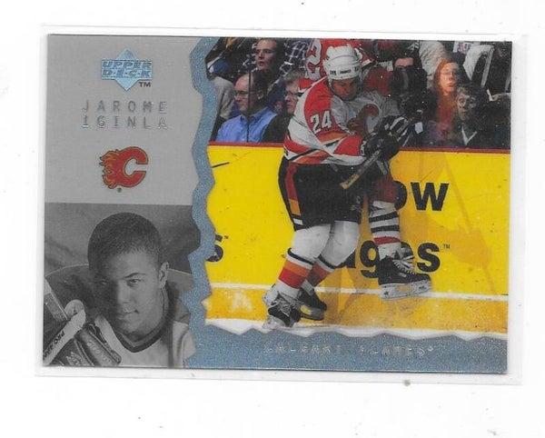 1996-97 Upper Deck Ice NHL Ice Hockey Card #78 Jarome Iginla , Calgary Flames