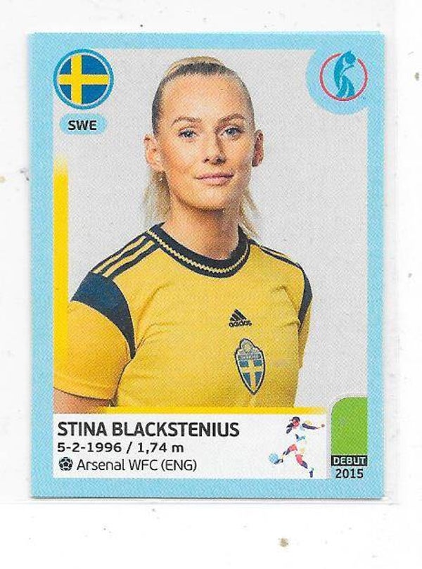 2022 Panini UEFA Euro Sticker #24 Stina Blackstenius , Sweden & Arsenal