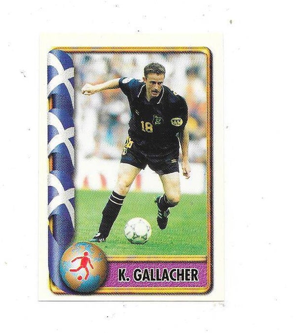 1998 Navarrete FIFA France 98 Sticker #247 Kevin Gallacher , Scotland
