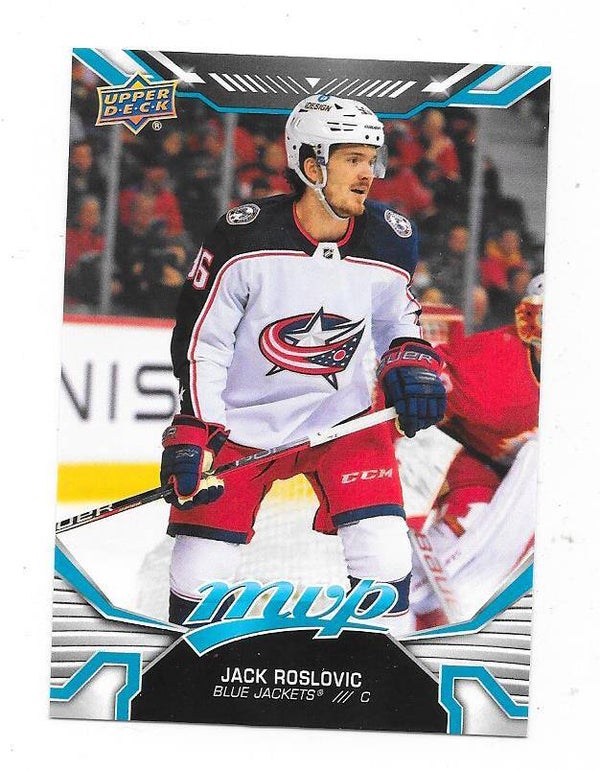2022-23 Upper Deck MVP NHL Ice Hockey Cards #212 Jack Roslovic , Columbus Blue Jackets