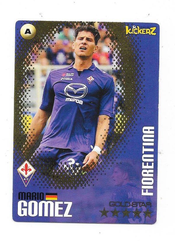 2013-14 Swedish Kickerz Goldstar #  Mario Gomez  Fiorentina , Germany