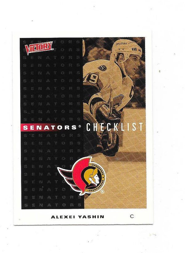 1999-00 Upper Deck Victory CL #199 Alexei Yashin , Ottawa Senators