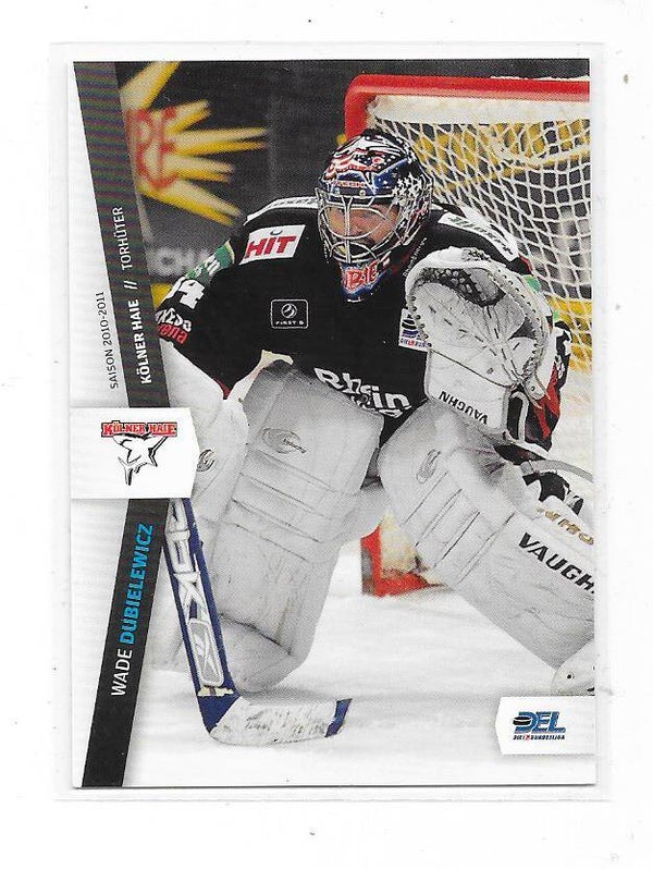 2010-11 German DEL Ice Hockey Card #352 Wade Dubielewicz , Kölner Haie , Univ. of Denver