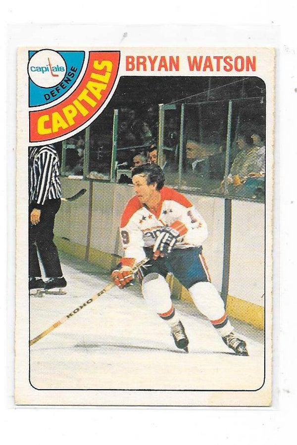 1978-79 OPC NHL Ice Hockey Card #315 Bryan Watson , Washington Capitals