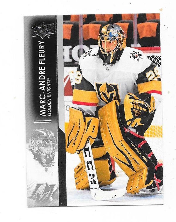 2021-22 Upper Deck NHL Ice Hockey Card #180 Marc-Andre Fleury , Vegas Golden Knights