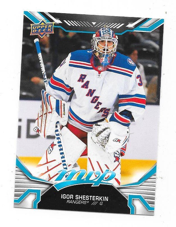 2022-23 Upper Deck MVP NHL Ice Hockey Cards #24 Igor Shesterkin , New York Rangers