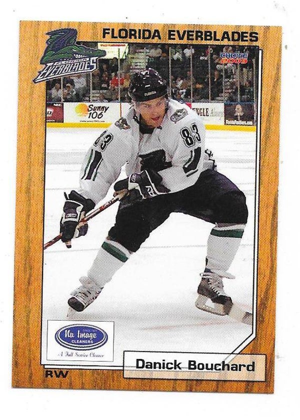 2008-09 Florida Everblades Teamissued ( ECHL ) #1 Danick Bouchard , Dunkerque