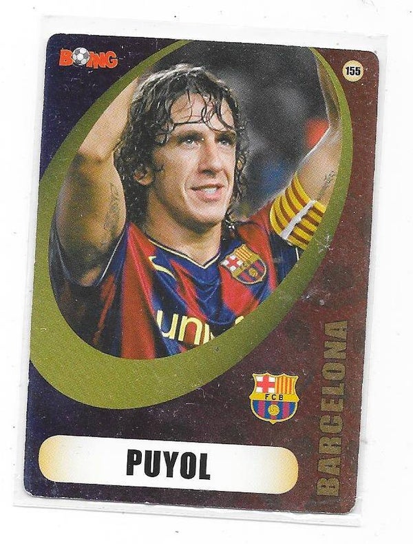 2009-10 Finnish Boing Football Card #155 Carles Puyol , FC Barcelona & Spain