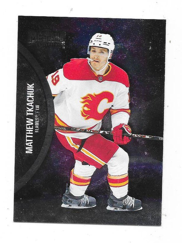 2021-22 SkyBox Metal Universe #19 Matthew Tkachuk , Calgary Flames