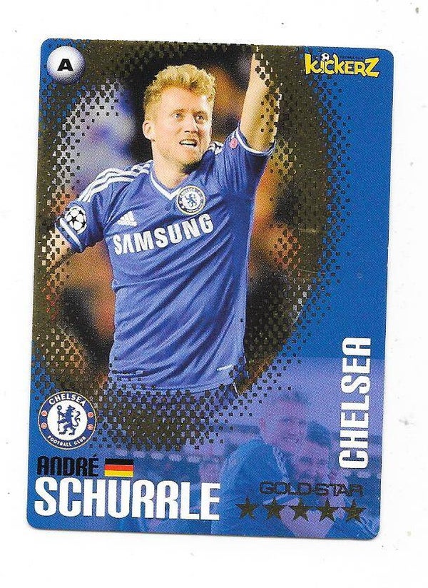 2013-14 Swedish Kickerz Goldstar # André Schürrle Chelsea , Germany