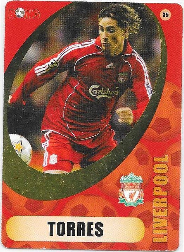 2007-08 Finnish Boing #35 Fernando Torres  Liverpool , Spain