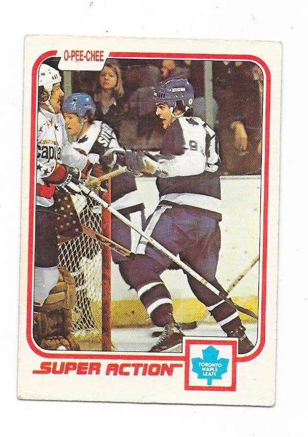 1981-82 OPC NHL ICe Hockey Card #319 Wilf Paiement , Toronto Maple Leafs