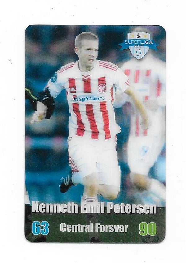 2012-13 Danish Superliga Kort Kulma Football Card  #63 Kenneth Emil Petersen , AaB