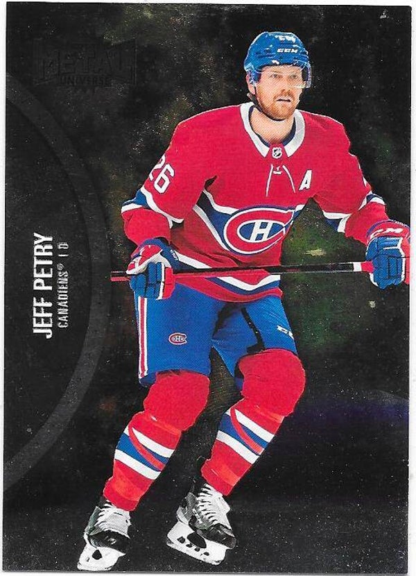 2021-22 SkyBox Metal Universe #87 Jeff Petry , Montreal Canadiens