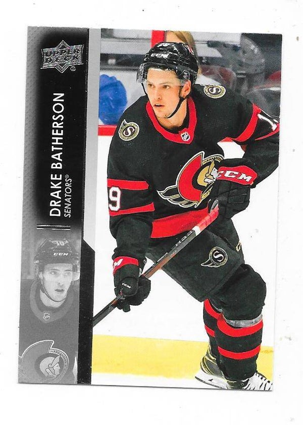 2021-22 Upper Deck NHL Ice Hockey Card #374 Derek Batherson , Ottawa Senators