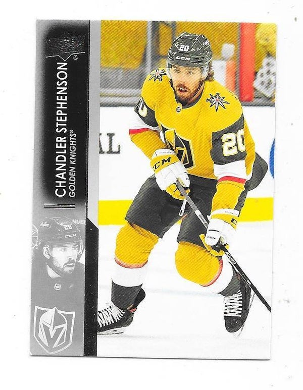 2021-22 Upper Deck NHL Ice Hockey Card #185 Chandler Stephenson , Vegas Golden Knights