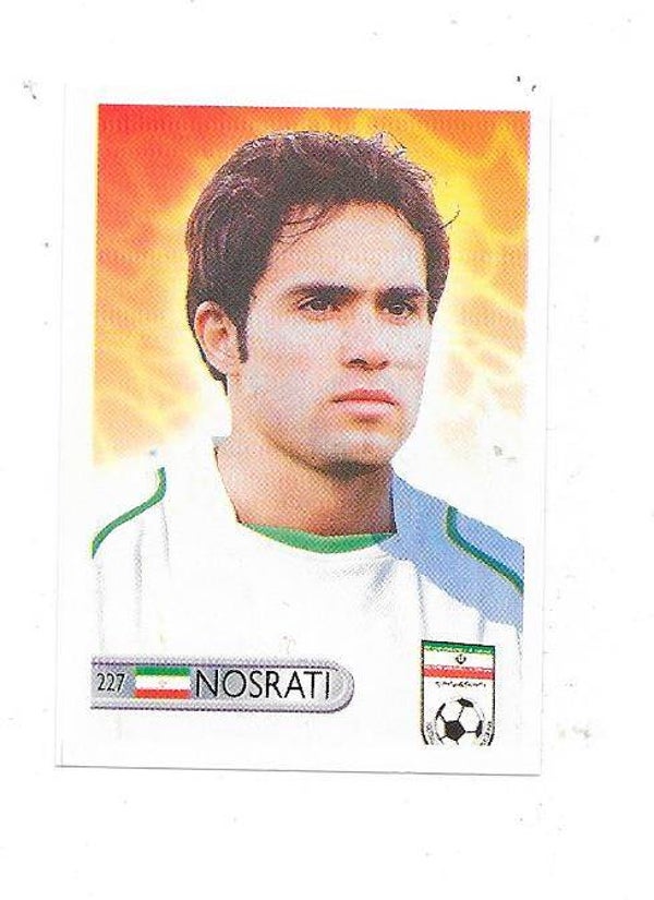 2006 Mundocrom FIFA World Cup Sticker #227 Mohamad Nosrati , Iran