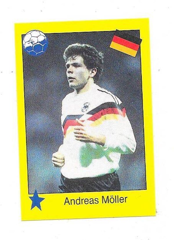 1992 Swedish Cloetta European Championship Sticker #195 Andreas Möller , Germany