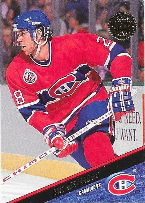 1993-94 LEAF #203 Eric Desjardins , Montreal Canadiens