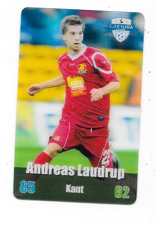 2012-13 Danish Superliga Kort Kulma Football Card  # Andreas Laudrup , Nordsjælland