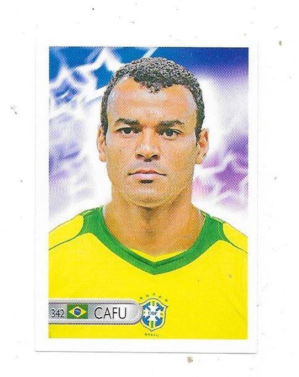 2006 Mundocrom World Cup Sticker #342 CAFU , Brasil