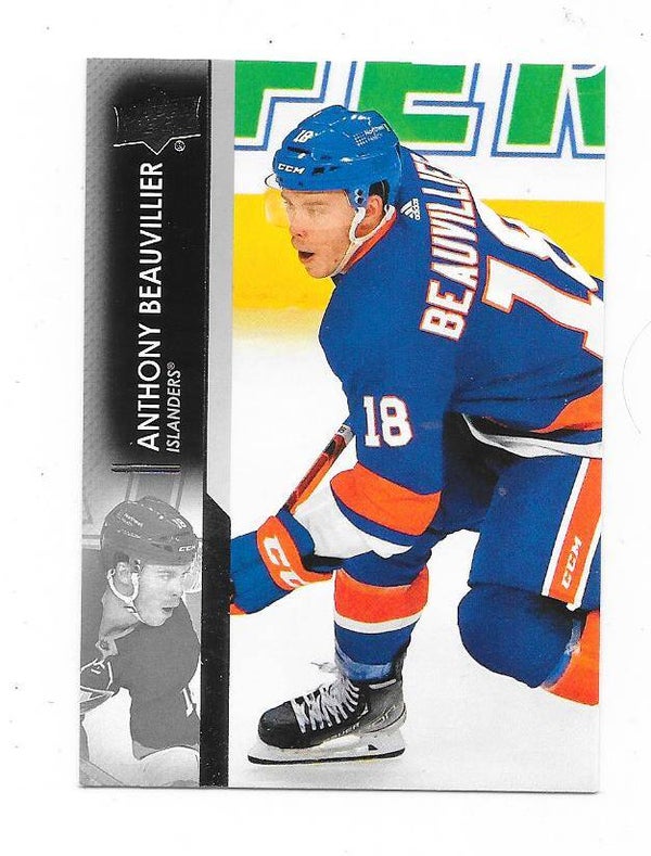 2021-22 Upper Deck NHL Ice Hockey Card #363 Anthony Beauvillier , New York Islanders