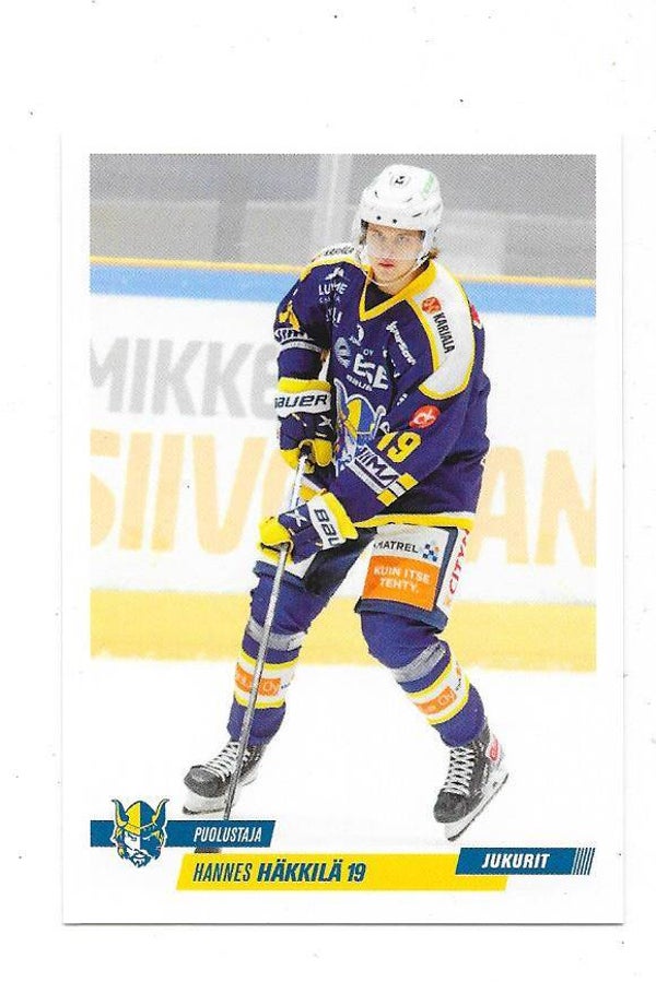 2022-23 Finnish Cardset #219 Hannes Häkkilä Jukurit
