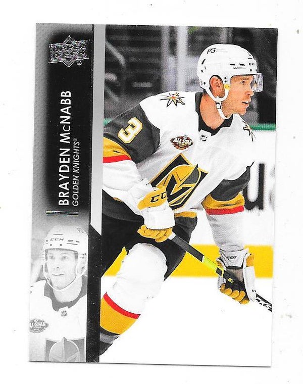2021-22 Upper Deck NHL Ice Hockey Cards #434 Brayden McNabb , Vegas Golden Knights