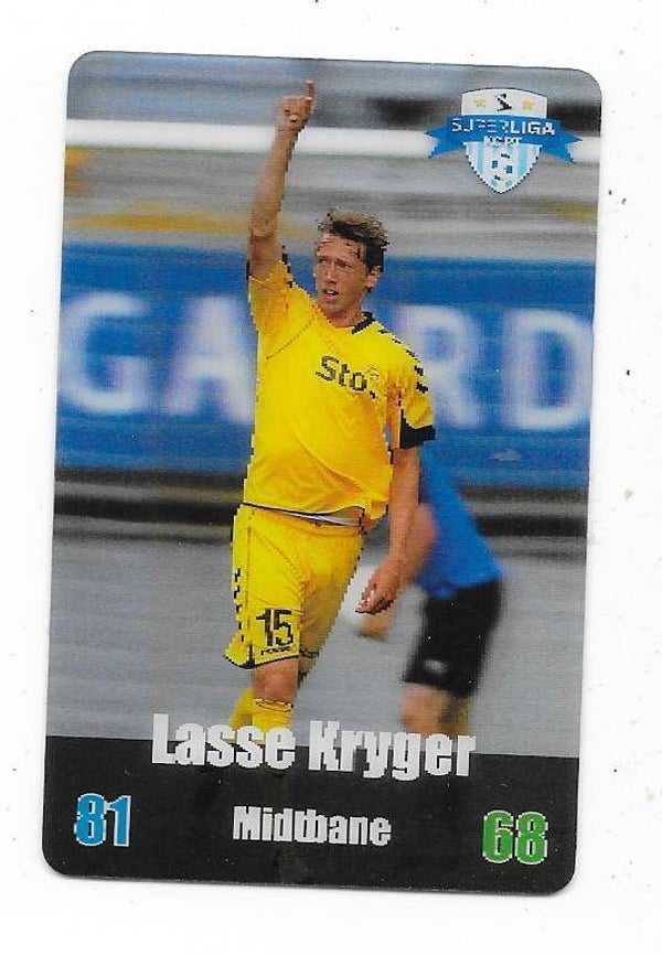 2012-13 Danish Superliga Kort Kulma Football Card  # Lasse Kryger , AC Horsens