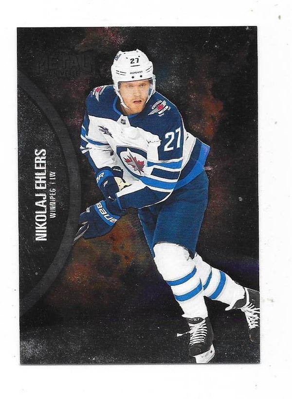 2021-22 SkyBox Metal Universe #9 Nikolaj Ehlers , Winnipeg Jets