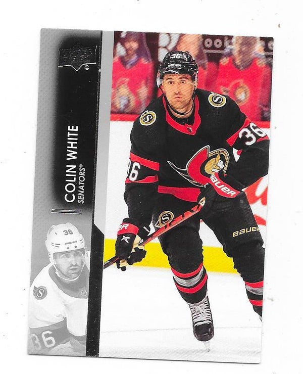 2021-22 Upper Deck NHL Ice Hockey Card #132 Colin White , Ottawa Senators
