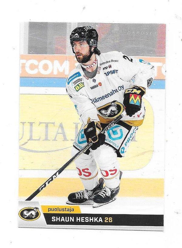 2018-19 Finnish Cardset #88 Shaun Heshka Kärpät . Everett Silvertips