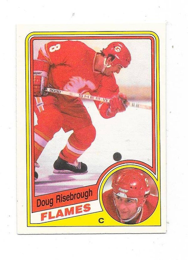 1984-85 OPC NHL Ice Hockey Card #235 Doug Risebrouck , Calgary Flames