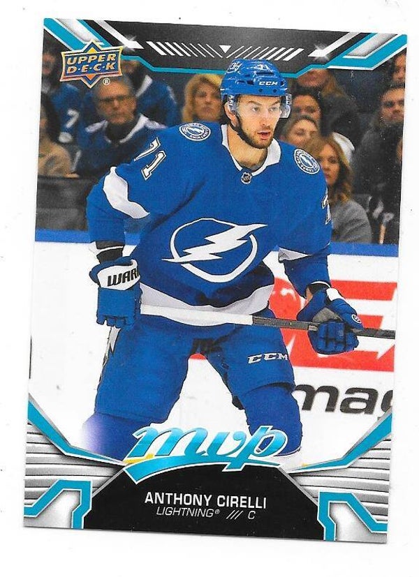 2022-23 Upper Deck MVP NHL Ice Hockey Cards #70 Anthony Cirelli , Tampa Bay Lightning