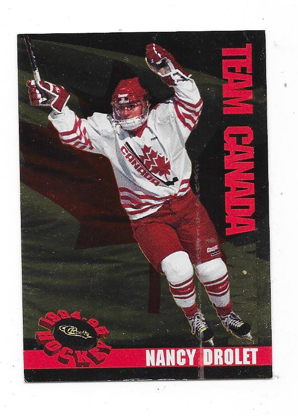 1994 Classic Ice Hockey Women Hockey #W18 Nancy Drolet , Canada