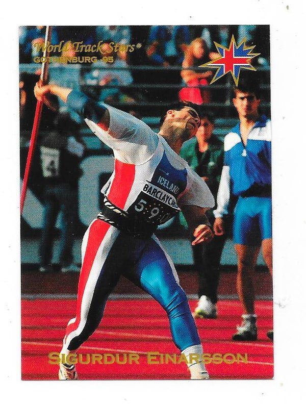 1995 Gothenburg World Track Stars #33 Sigurdur Einarsson  Iceland