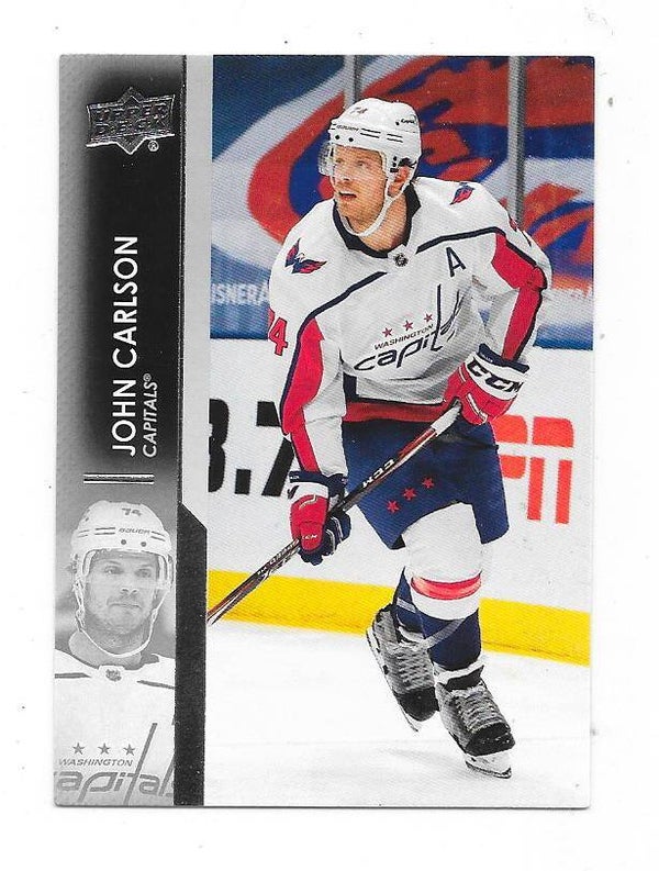 2021-22 Upper Deck NHL Ice Hockey Card #188 John Carlson , Washington Capitals