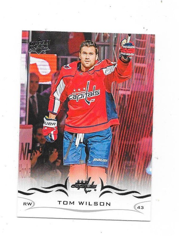 2018-19 Upper Deck Ice Hockey card #439 Tom Wilson, Washington Capitals