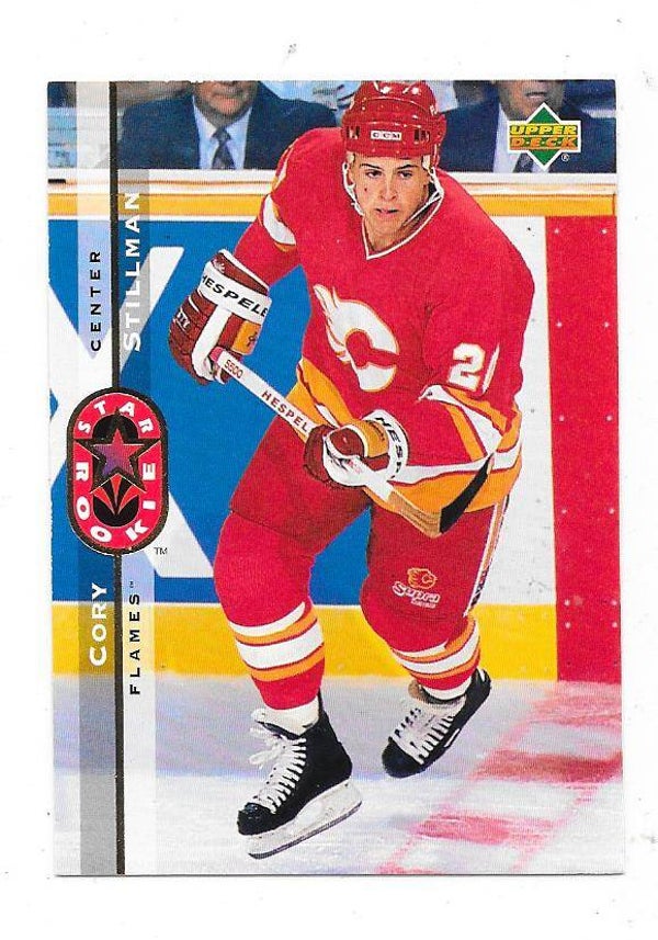 1994-95 Upper Deck Star Rookie NHL Hockey Card #269 Cory Stillman , Calgary Flames