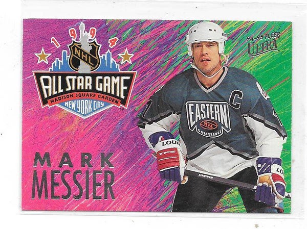 1994-95 Ultra All-Stars NHL Ice Hockey Card #4of12 Mark Messier , New York Rangers