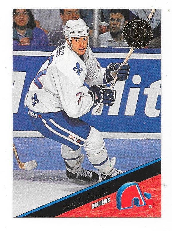 1993-94 LEAF #396 Martin Gelinas  Quebec Nordiques