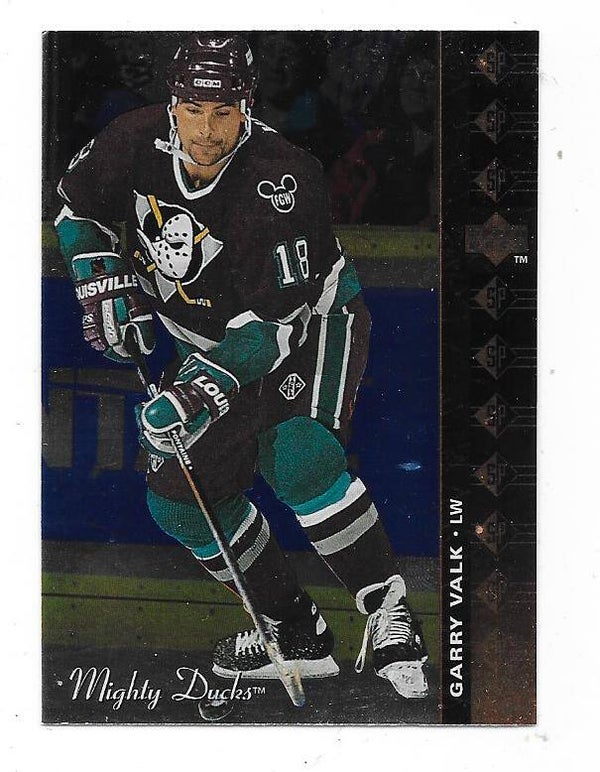 1994-95 Upper Deck SP Inserts NHL Ice Hockey Card #3 Garry Valk , Anaheim Ducks
