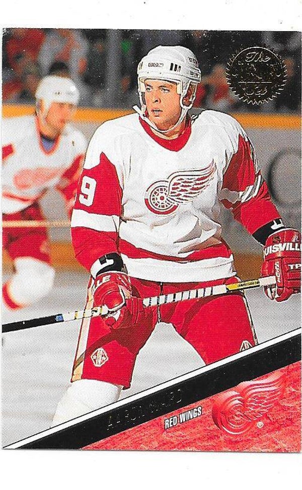 1993-94 LEAF #359 Aaron Ward , Detroit Red Wings RC